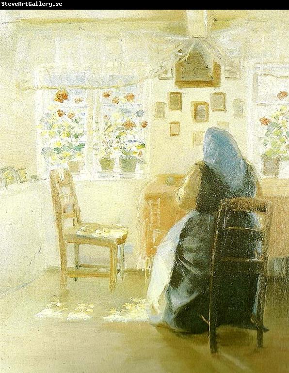 Anna Ancher solskin i stuen